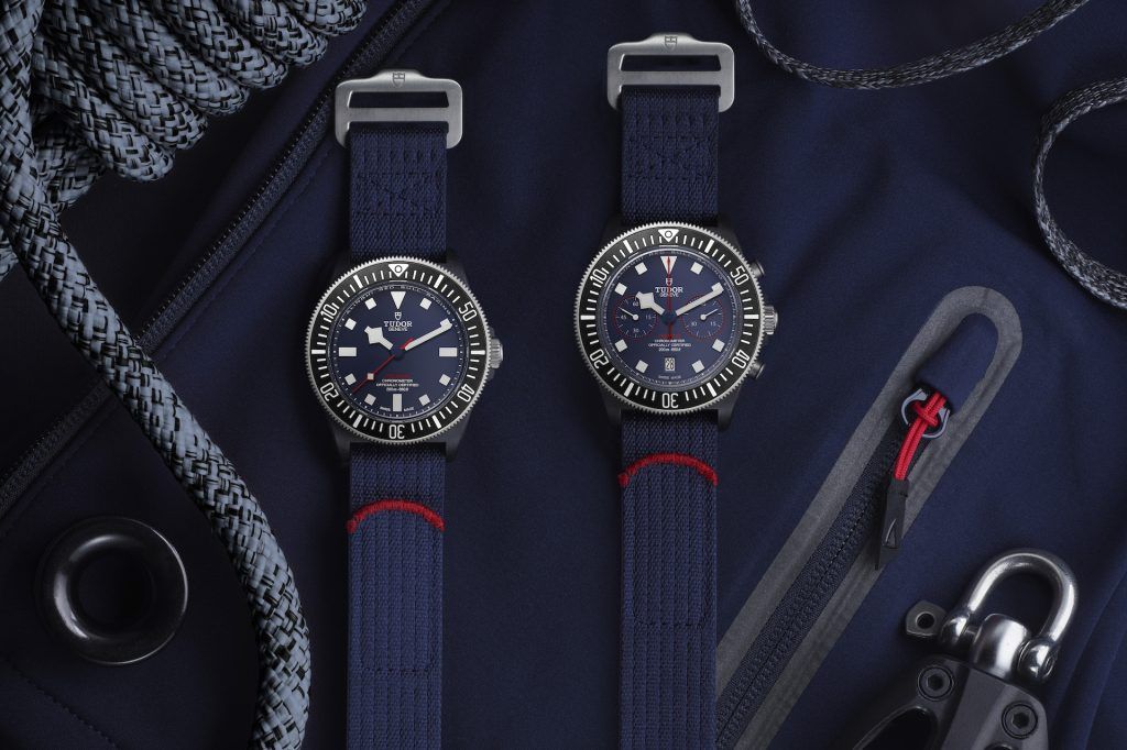 Embrace the spirit of adventure with the TUDOR Pelagos FXD Alinghi Red Bull Racing watches