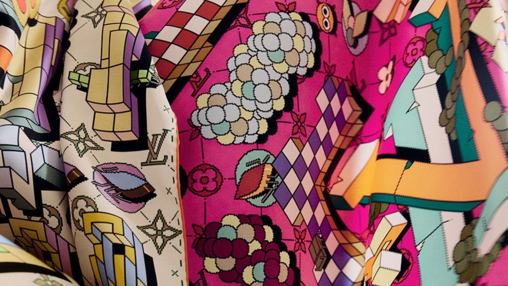 With LV Art Silk Squares, Louis Vuitton teams up with five renowned contemporary artists
