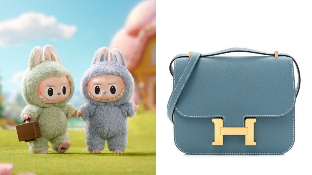 top luxury bags with labubu doll