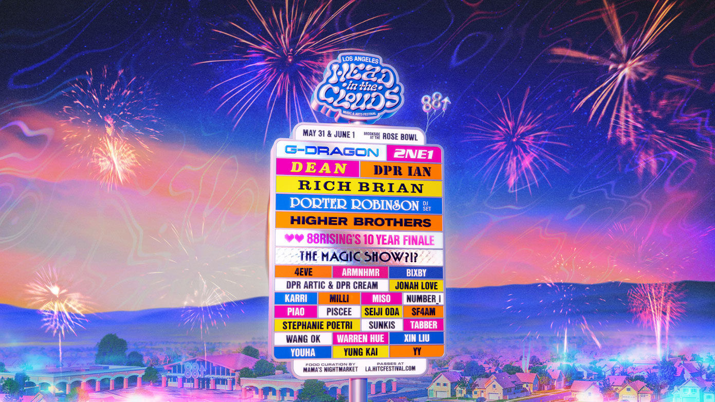 Head in the Clouds 2025 GDragon, 2NE1 announced for LA lineup