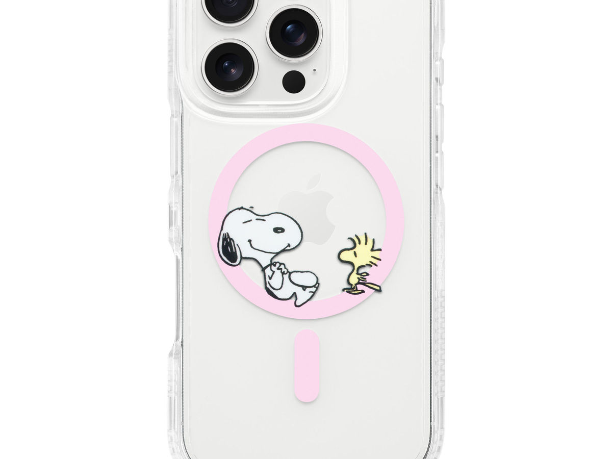 Satechi スヌーピー（Snoopy） マグネット式財布スタンド アップル