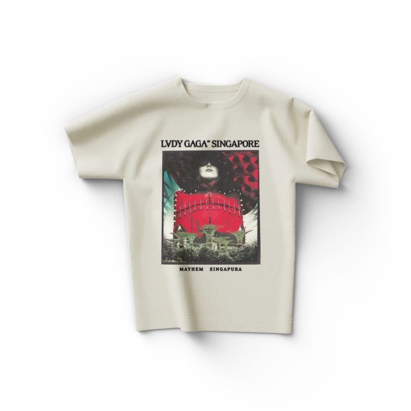 A look at Lady Gaga's official Singapore Mayhem merchandise, plus