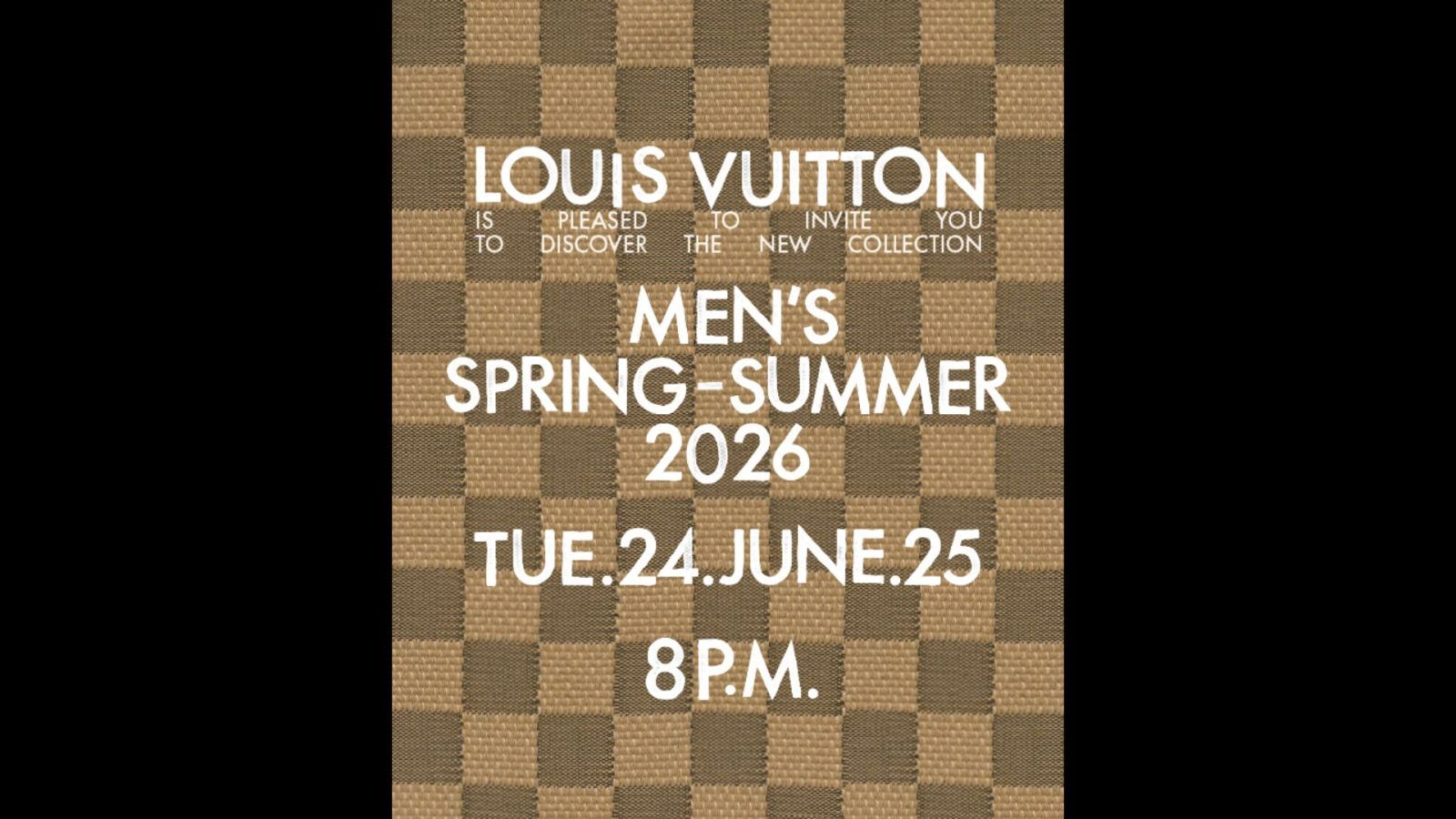 Watch the Louis Vuitton Men’s Spring Summer 2026 show live here