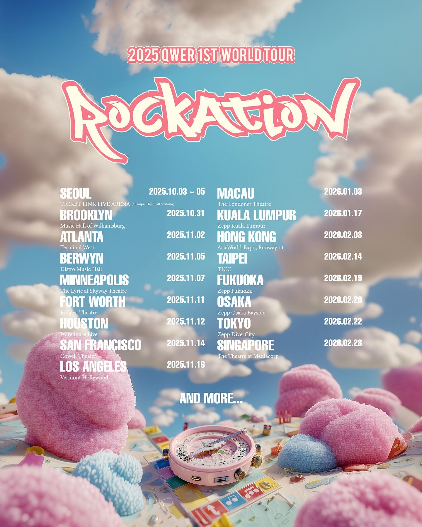 QWER confirms Malaysia concert as part of their 'ROCKATION' world tour