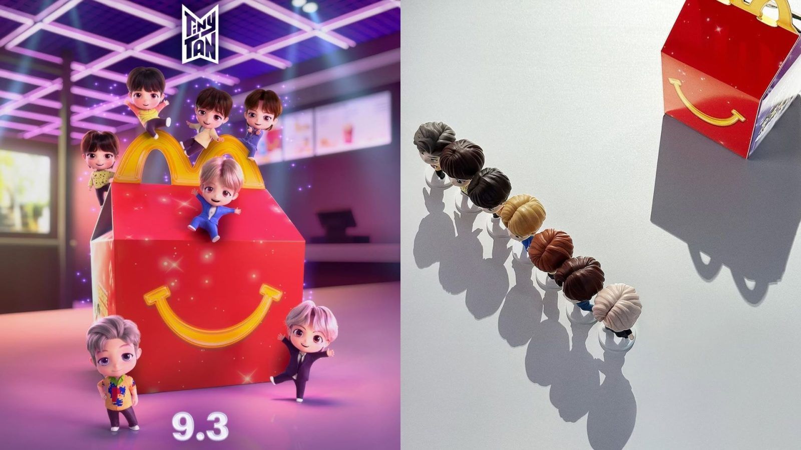 BTS tiny tan throwback edition 9.3 セット BTS tiny tan throwback edition 9.3 セット McDonald's is set