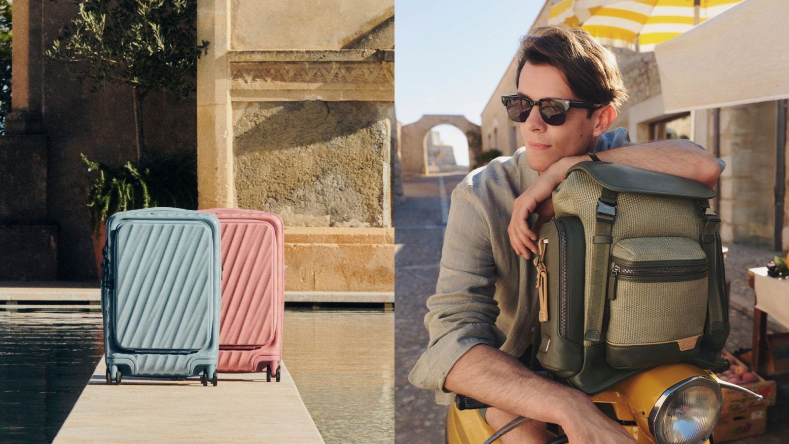 TUMI invites all to the Mediterranean coast with Spring 2026 drops