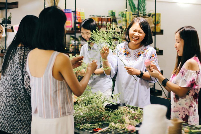 Where to go for floral arrangement classes in Singapore