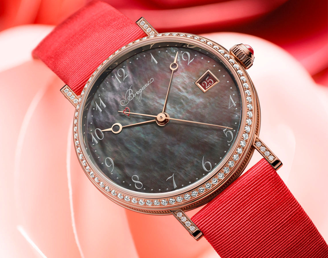 Channel and grace these mother-of-pearl watches