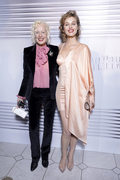 Ellen von Unwerth and Eva Herzigova at Jean-Paul Gaultier SS20 Haute Couture show (Photo credit: Getty Images)