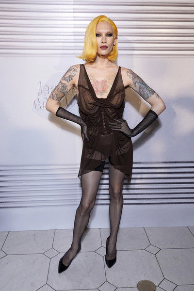 Miss Fame at Jean-Paul Gaultier SS20 Haute Couture show (Photo credit: Getty Images)