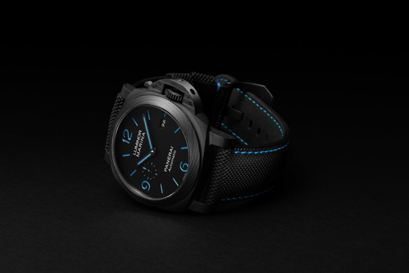 Panerai’s new Marina Carbotech sports watch weighs only 96 grams