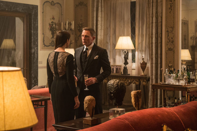Daniel Craig’s Bond in a Tom Ford three-piece suit in Spectre. 