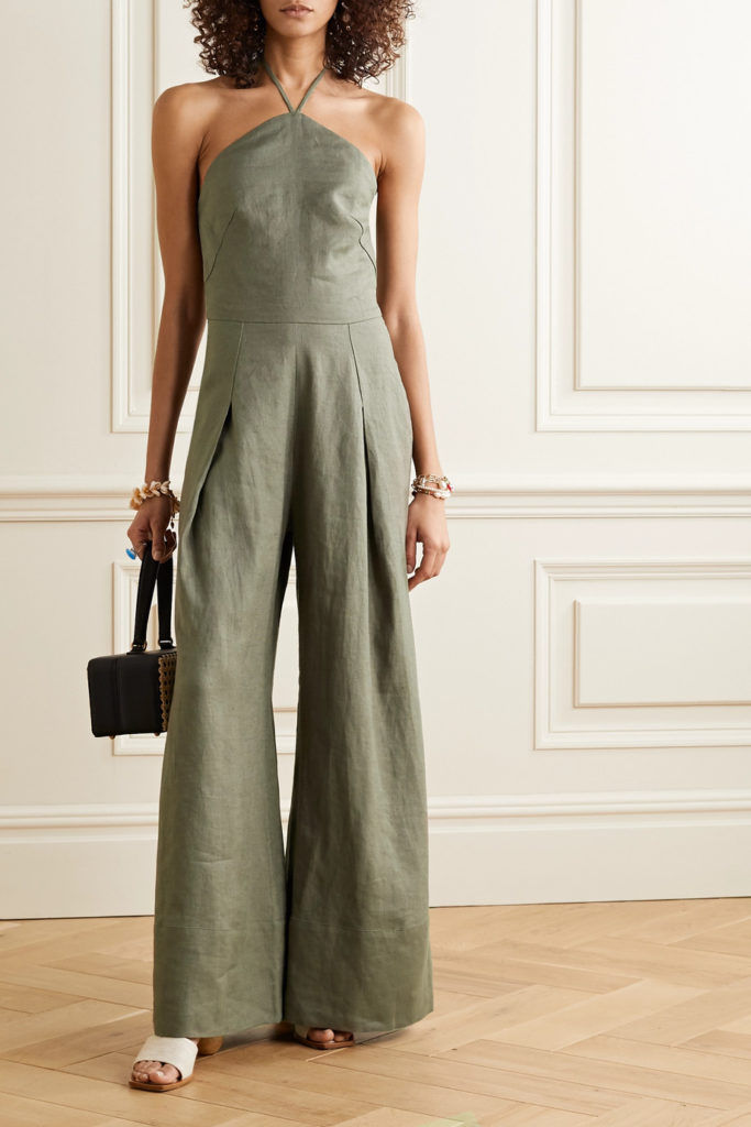 Pair this simple Cult Gaia jumpsuit with striking accessories to finish the look. (Photo credit: Net-a-Porter)