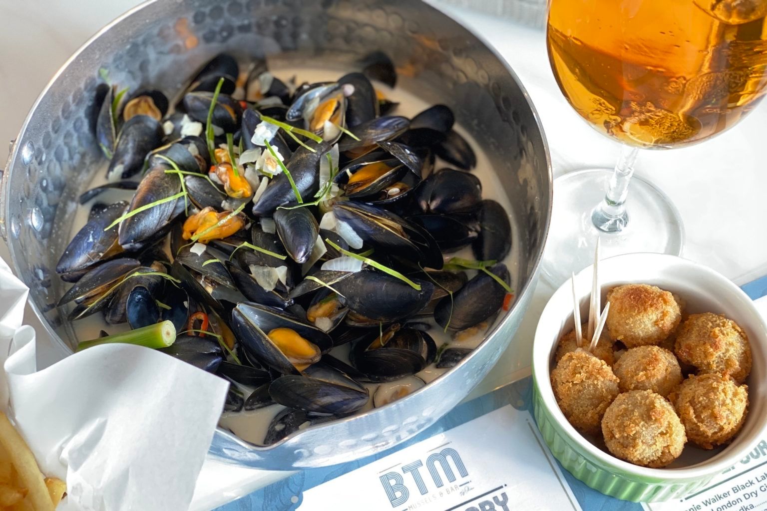 Review BTM Mussels and Bar puts a playful spin on the classic moulesfrites pairing