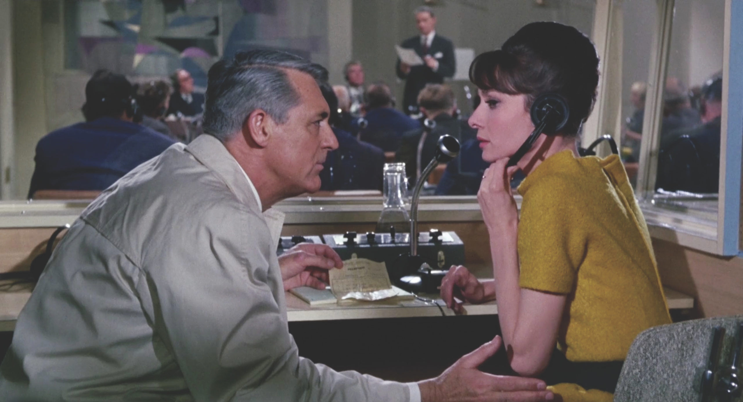 Charade is a rom-com starring Audrey Hepburn and Cary Grant. (Film still courtesy of CELINE)