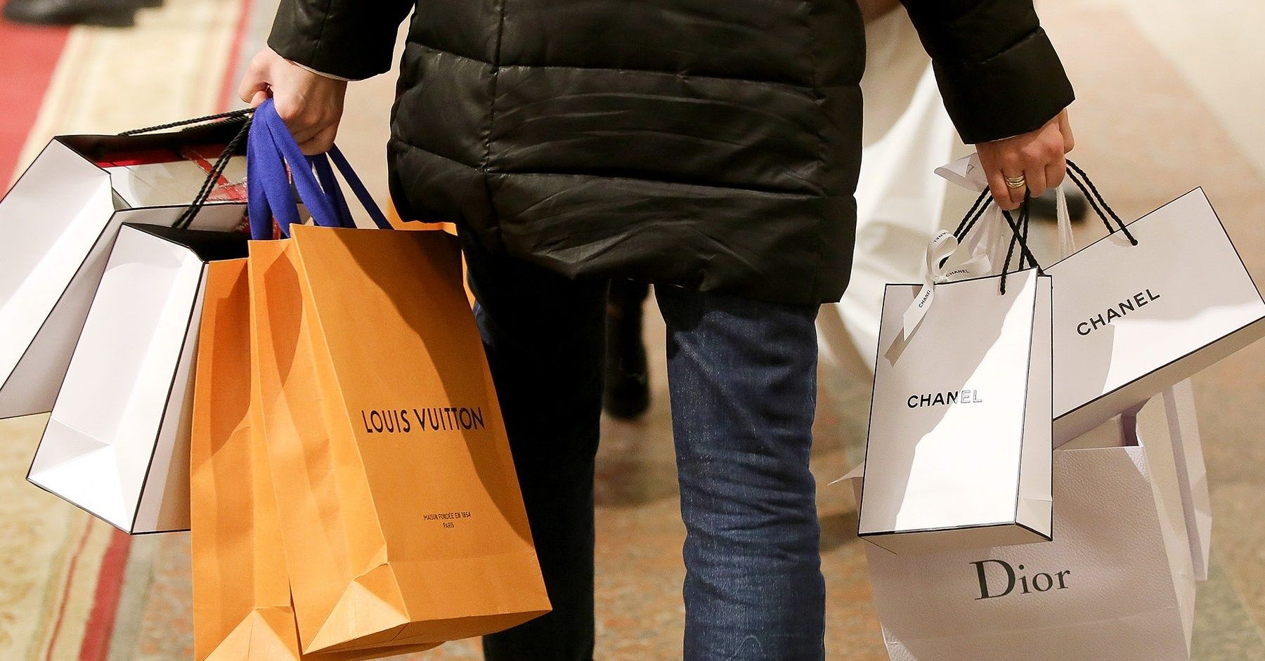 Louis Vuitton Paper Shopping Bag  Etsy