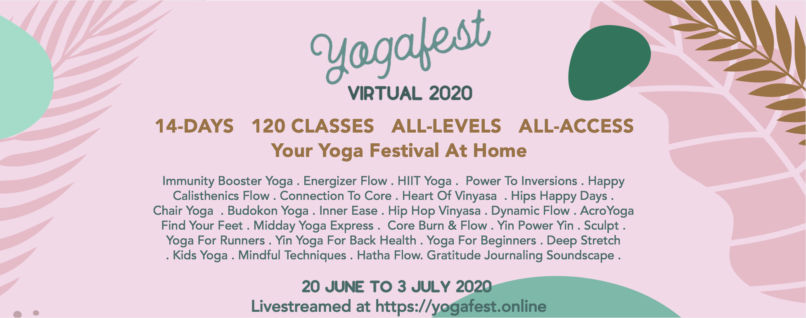 The Virtual Yogafest 2020 is the world's first 14-day yoga festival at home