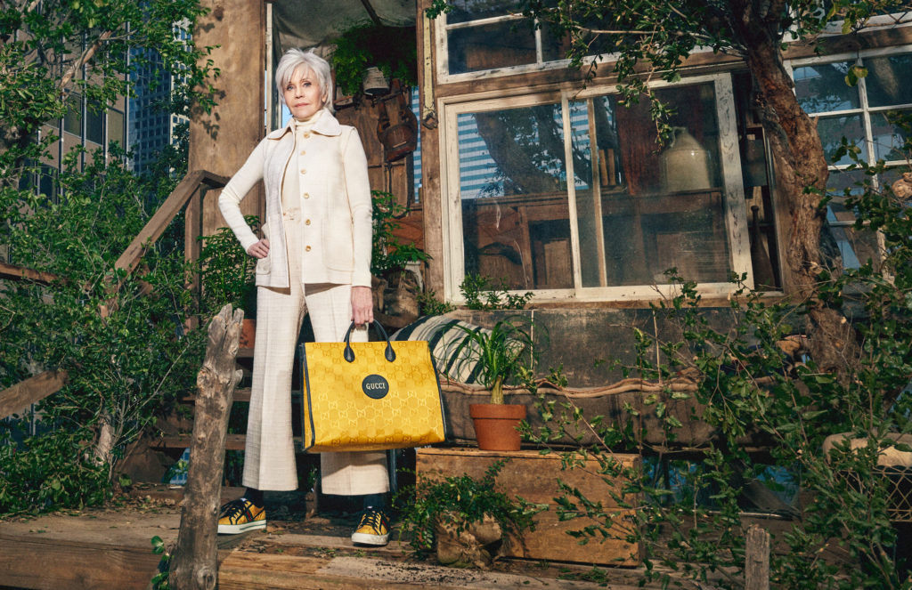 Gucci off the sales grid tote bag