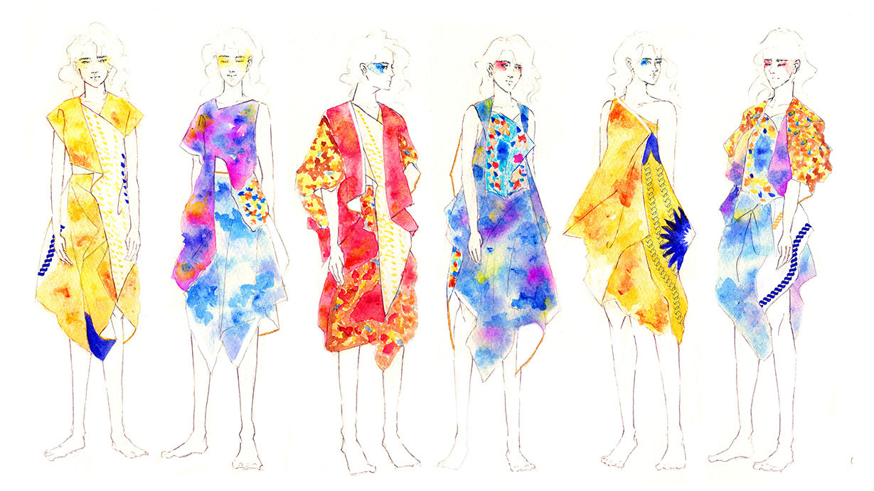 Graduate collection by Kristen Cheah (Photo credit: Lasalle College of the Arts)