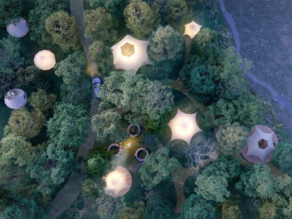 Princess Mononoke campsite