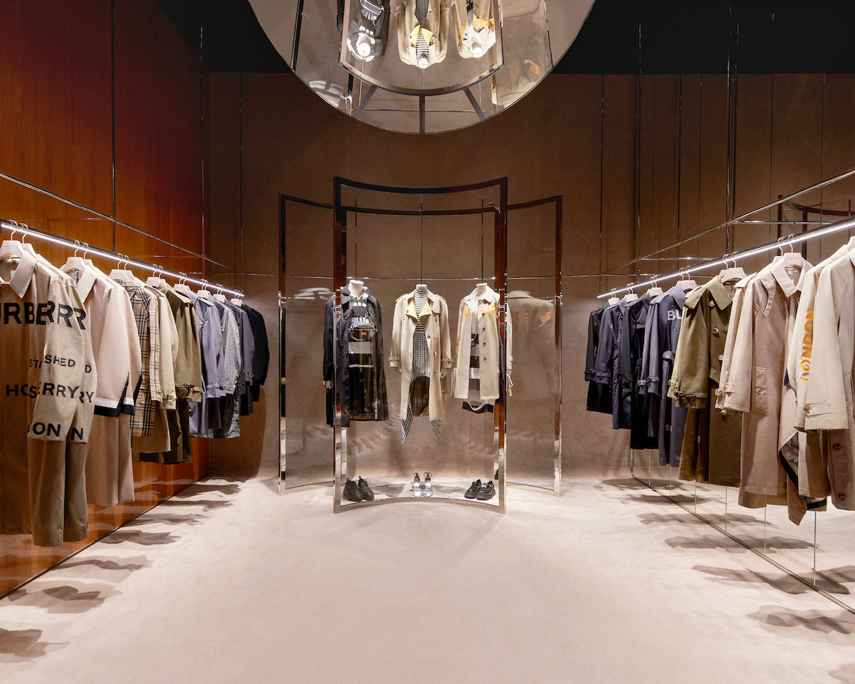 "The Trench Experience" is a hidden room in the store the can be unlocked as a reward on Burberry's WeChat program. (Photo credit: Burberry)