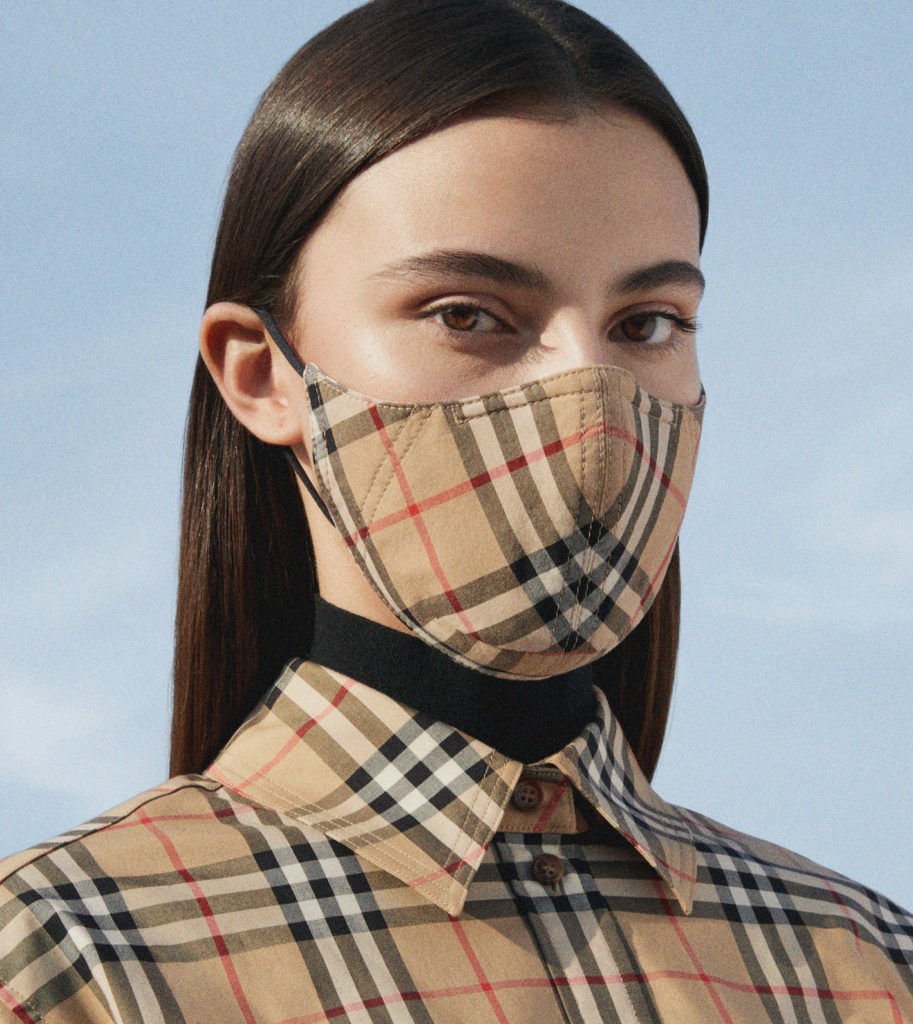 Burberry is now offering reusable face masks for a good cause