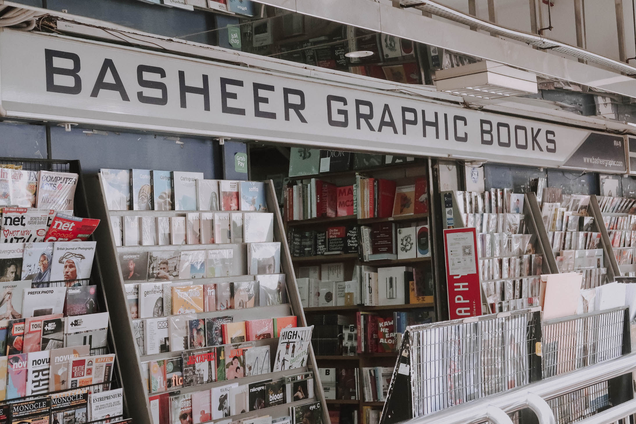 Basheer Graphic Books is home to plethora of magazines and books dedicated to arts and design. (Photo credit: Ooi Qiu Min for Lifestyle Asia Singapore)