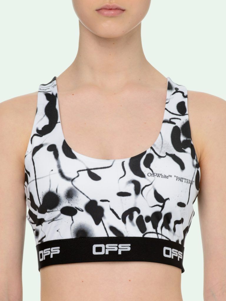 Printed sports bra (S$170)