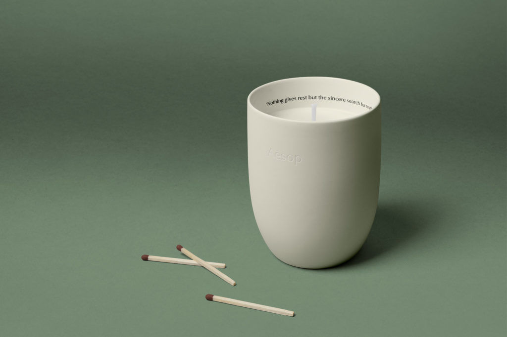 Aesop is finally launching a candle collection