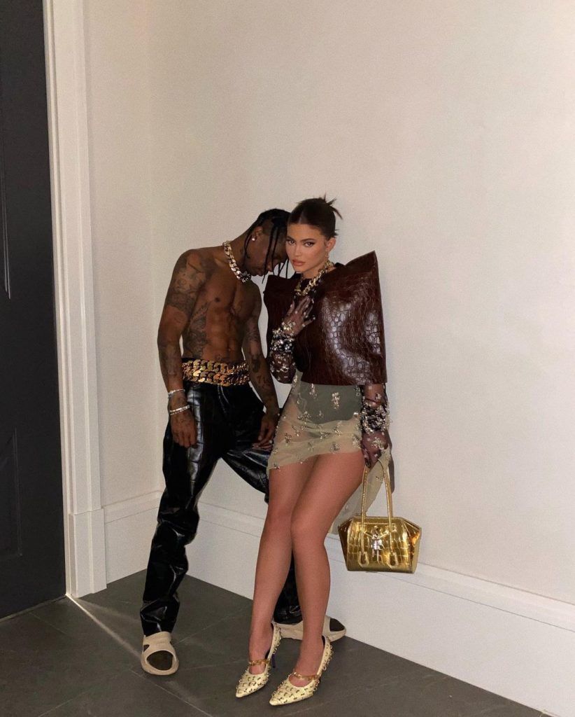 Kylie Jenner and Travis Scott (Photo credit: @givenchyofficial / Instagram)