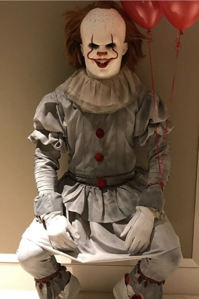 LeBron James as Pennywise (Photo credit: LeBron James / Instagram)