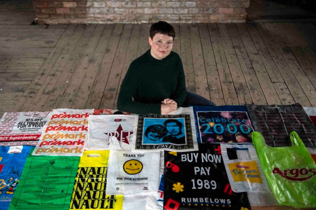 This artist started a plastic bag museum as it tells the story of humanity