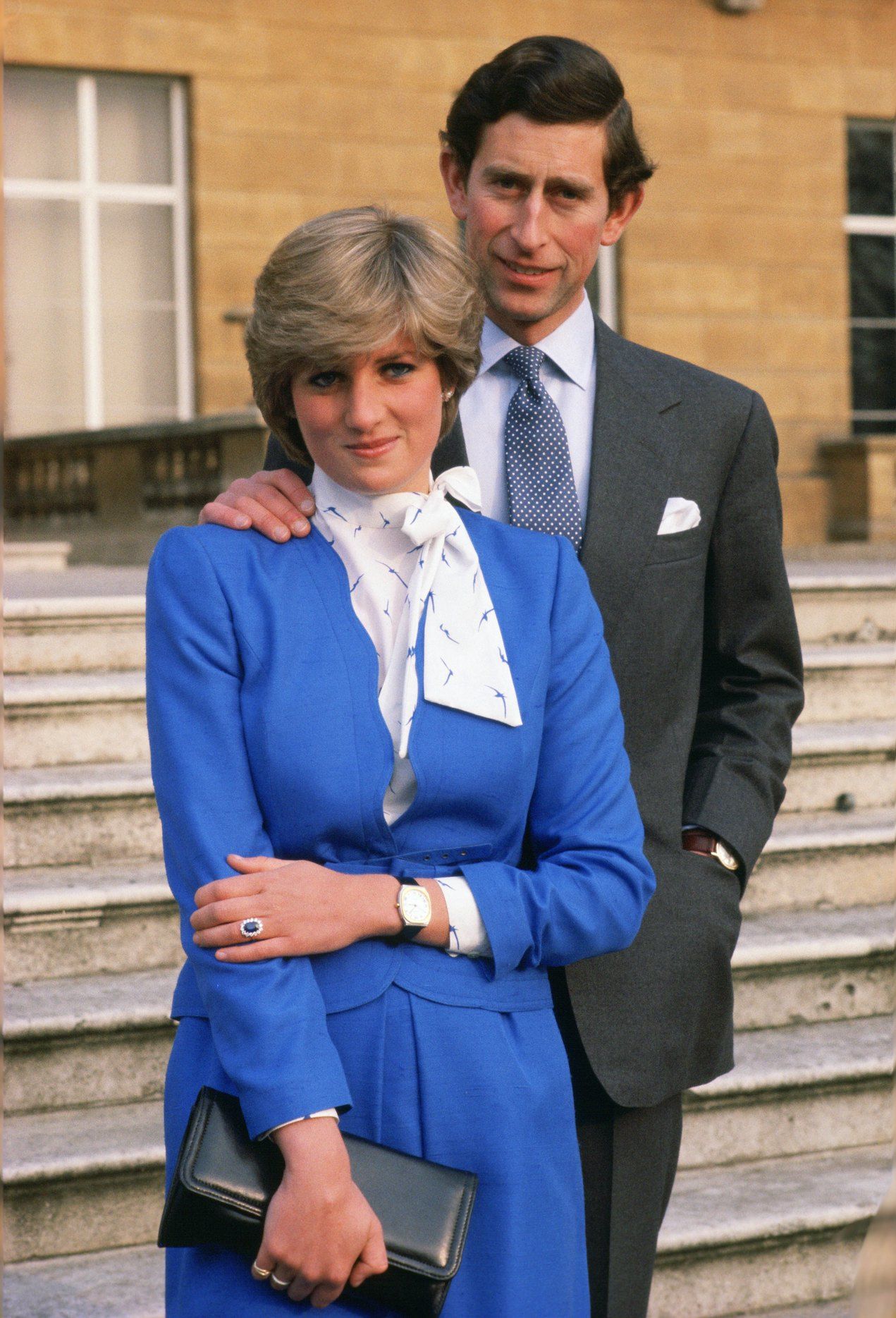 Princess Diana and Prince Charles officially announced their engagement on February 24, 1981. (Photo credit: Tim Graham / Getty Images)