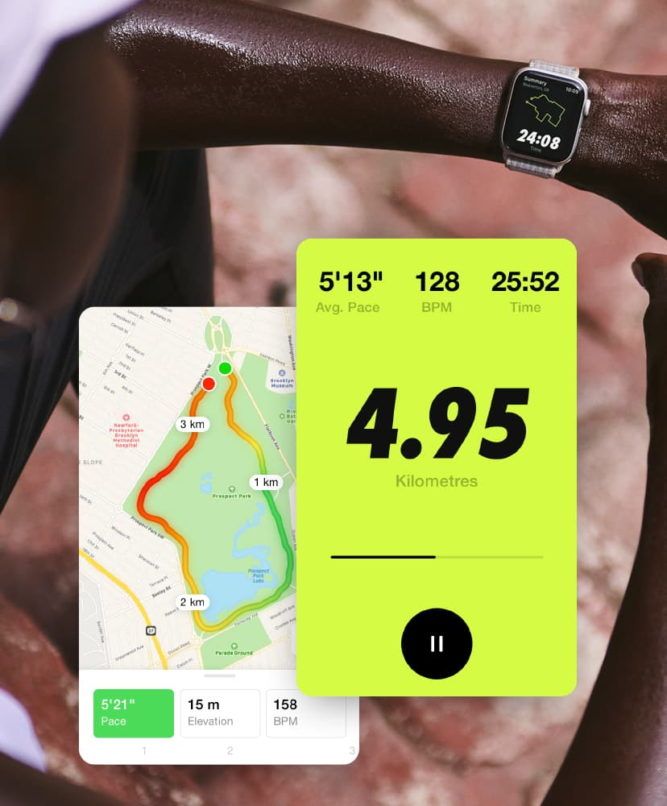 nike running app interval training