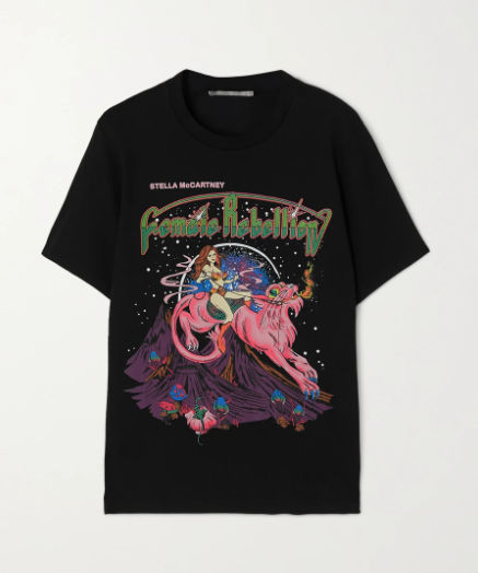 Stella McCartney printed cotton-jersey T-shirt