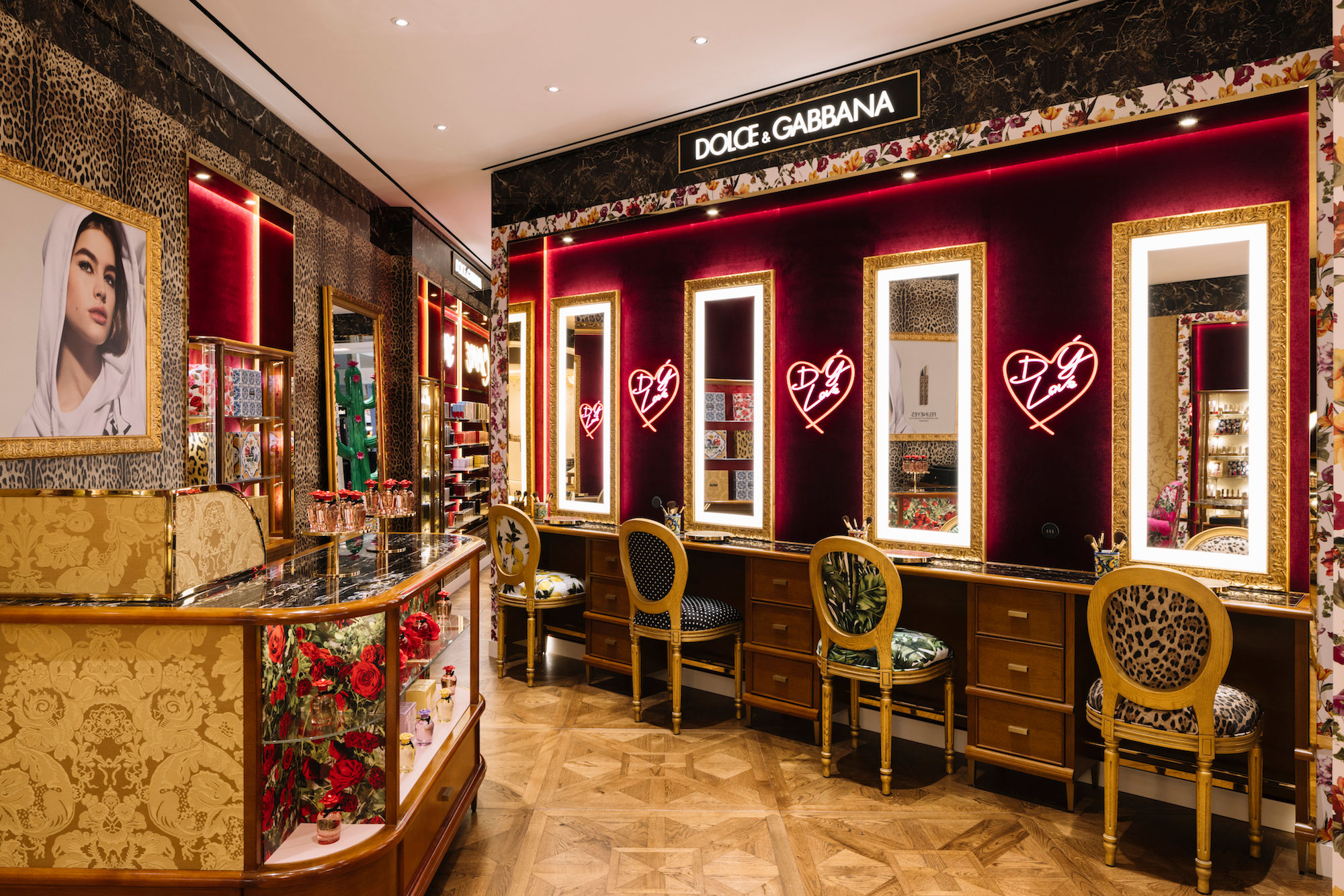 Dolce & Gabbana's first beauty boutique here captures the spirit of dolce  vita