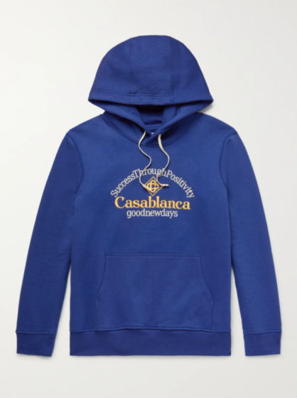 Casablanca embroidered hoodie