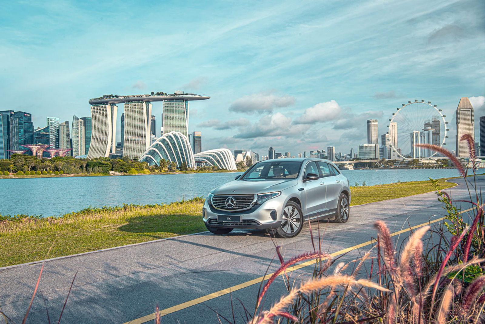 The MercedesBenz EQC has finally arrived in Singapore