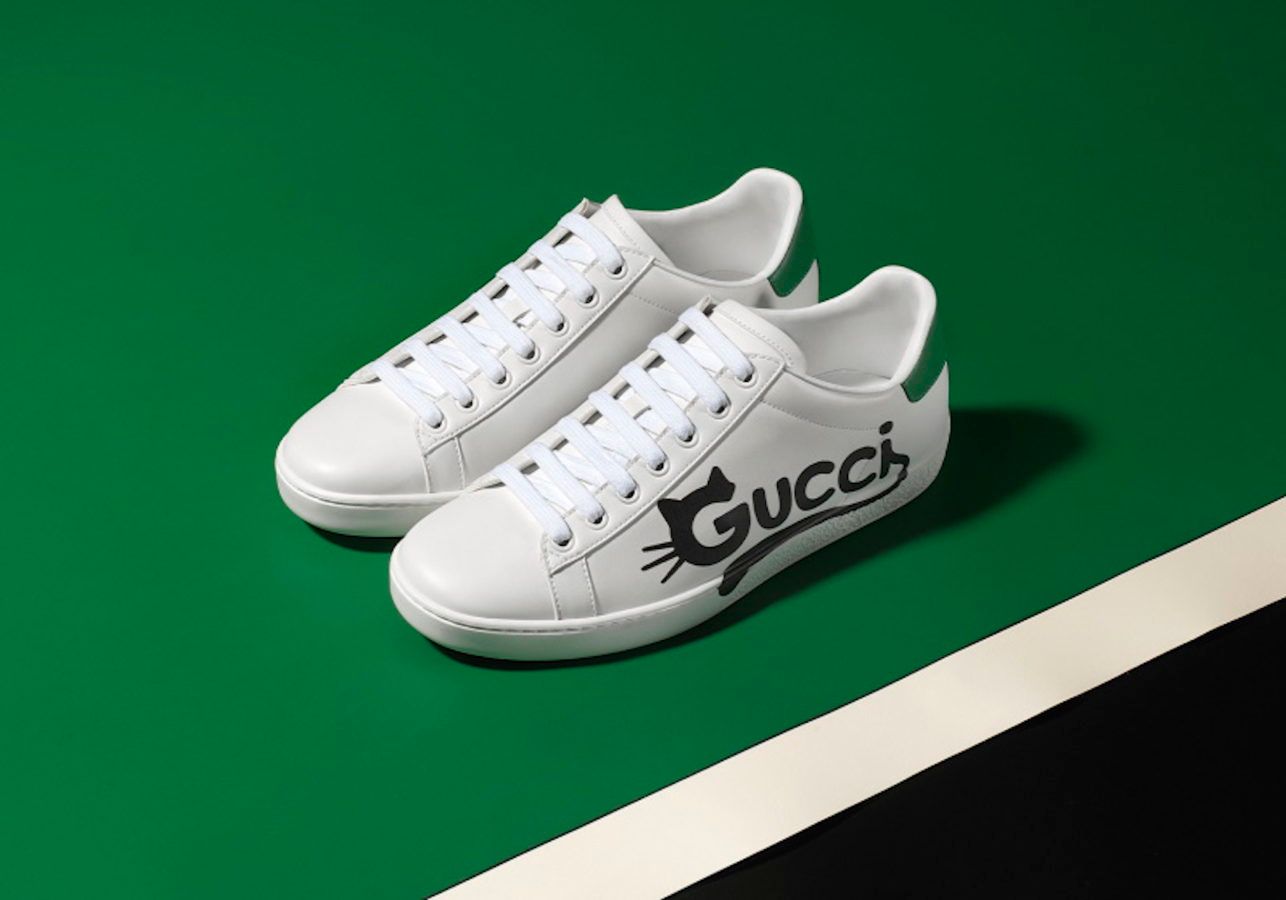 Demetra sneakers by Gucci: A new vegan material unveiled