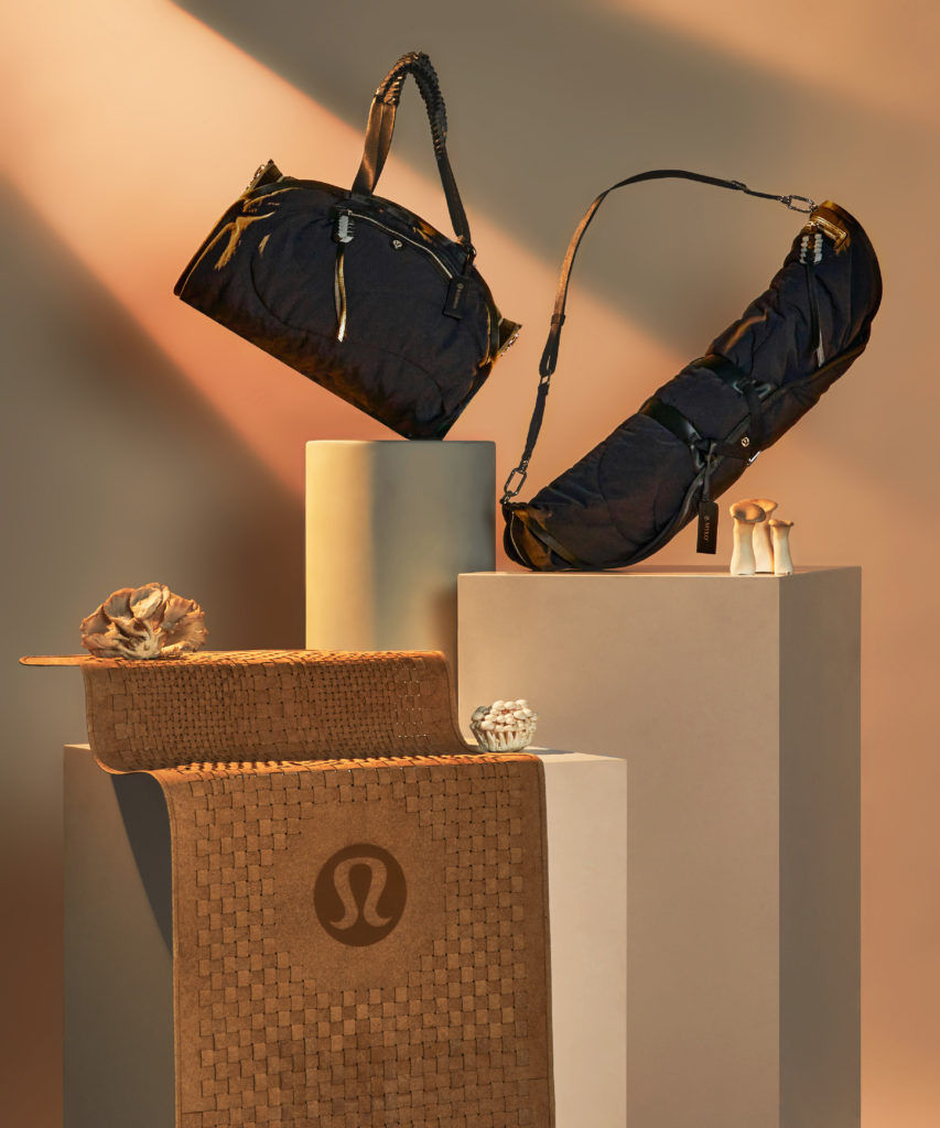 Lululemon unveils the first yoga accessories made from mushrooms