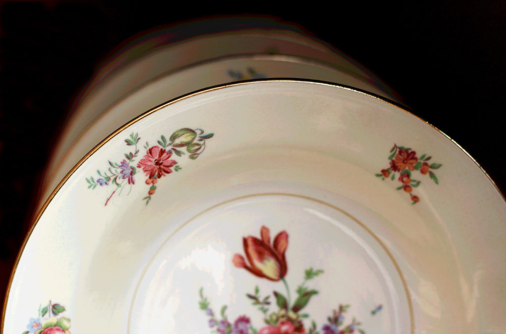 Granny plates are now a stylish dining table must-have