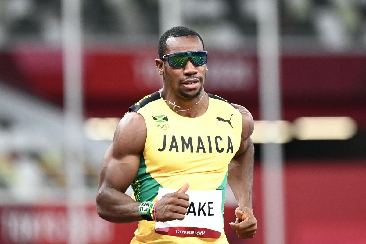 Yohan Blake at the Tokyo Olympics