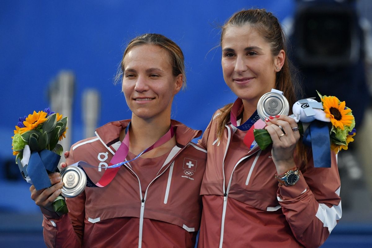 Belinda Mencic wearing the Daytona at the Tokyo Olympics