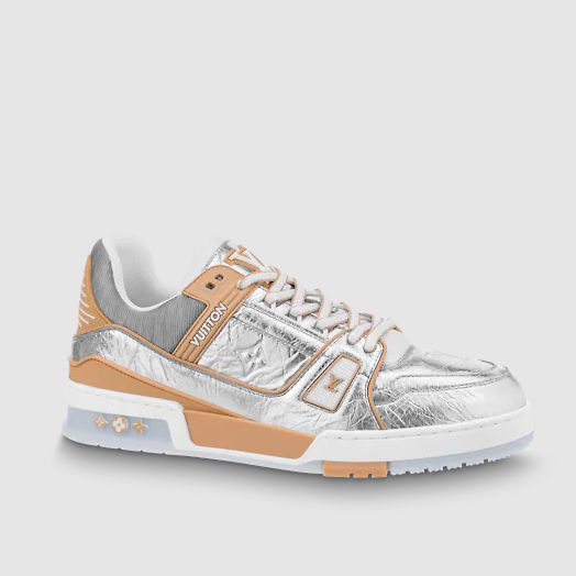 Metallic silver Arty-Sneakers. – My Arty People