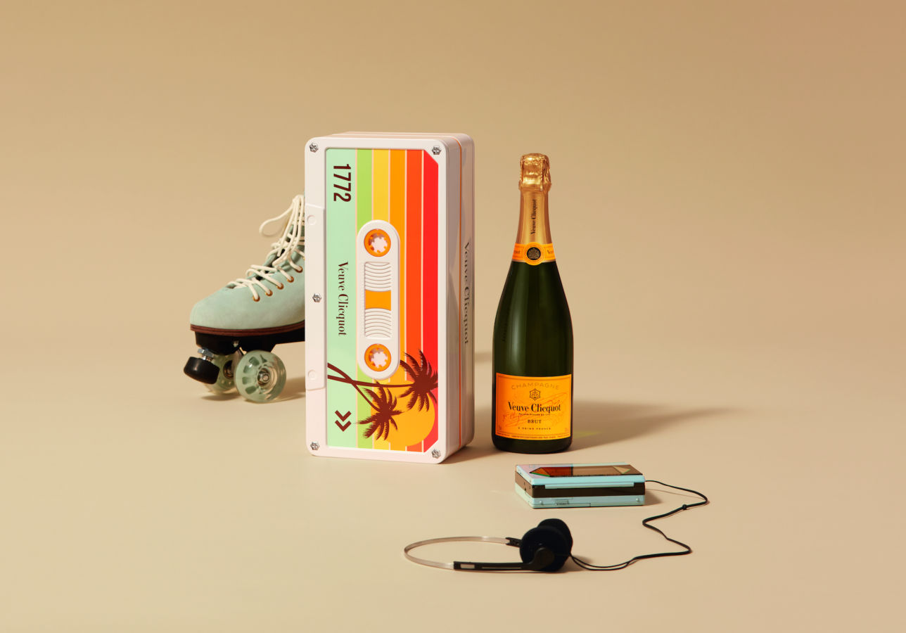 Veuve Clicquot goes back to the '80s with Retro, Chic! cassette specials