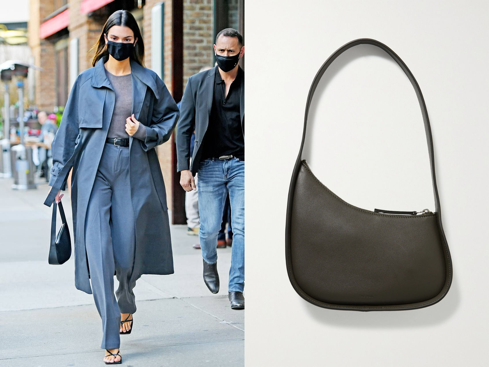 Shop Kendall Jenner Prada Nylon Bag