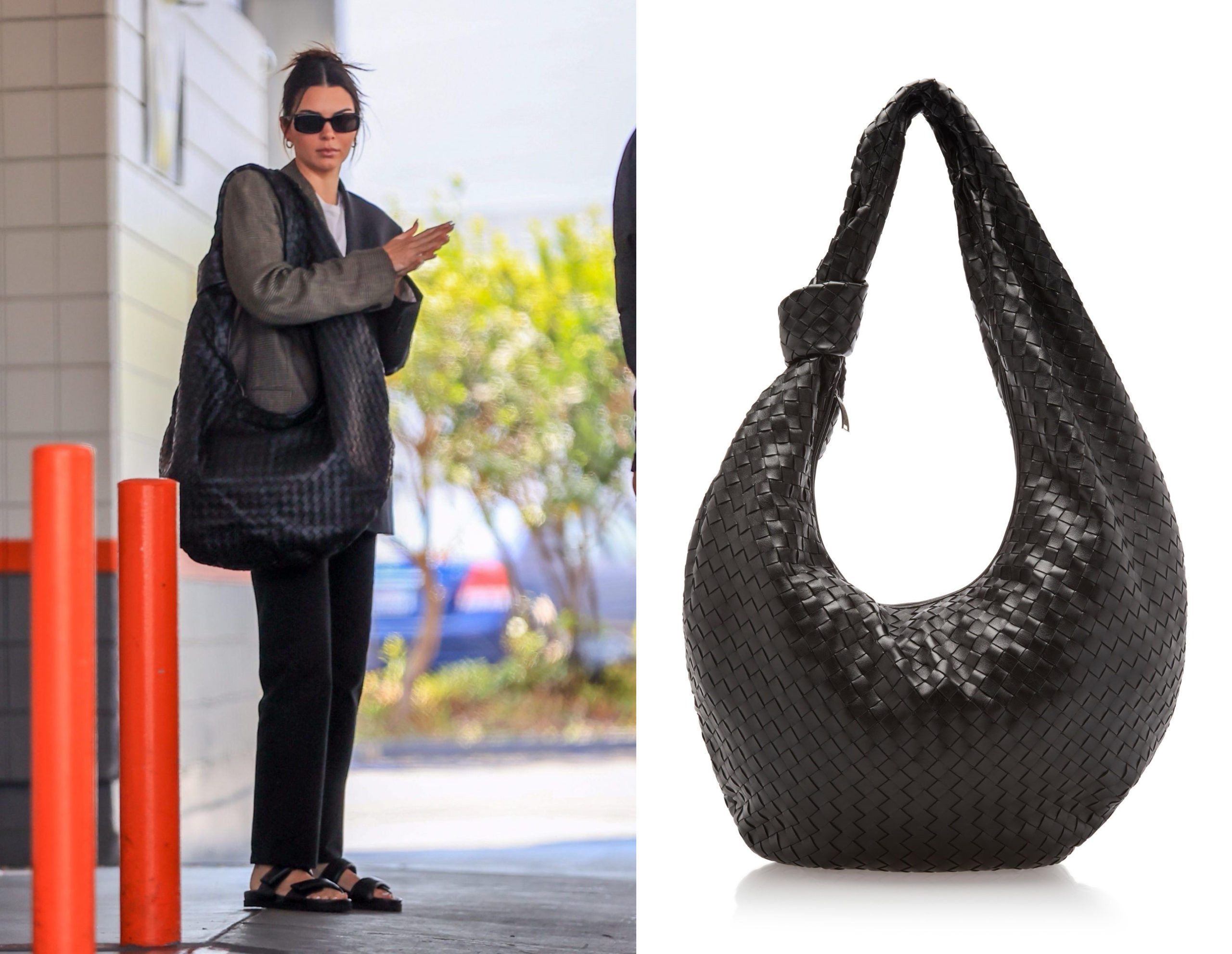 You Can Now Buy Kendall Jenner's Sold Out Patent Black By Far Bag - Grazia