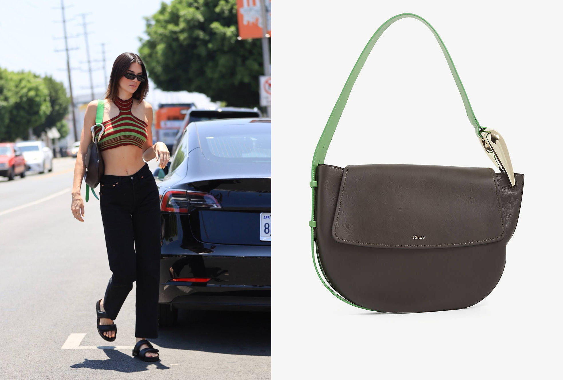 ELITIFY.COM - Kendall Jenner was recently spotted carrying the Chloé Mini  Crossbody Bag. Get the bag for yourself on