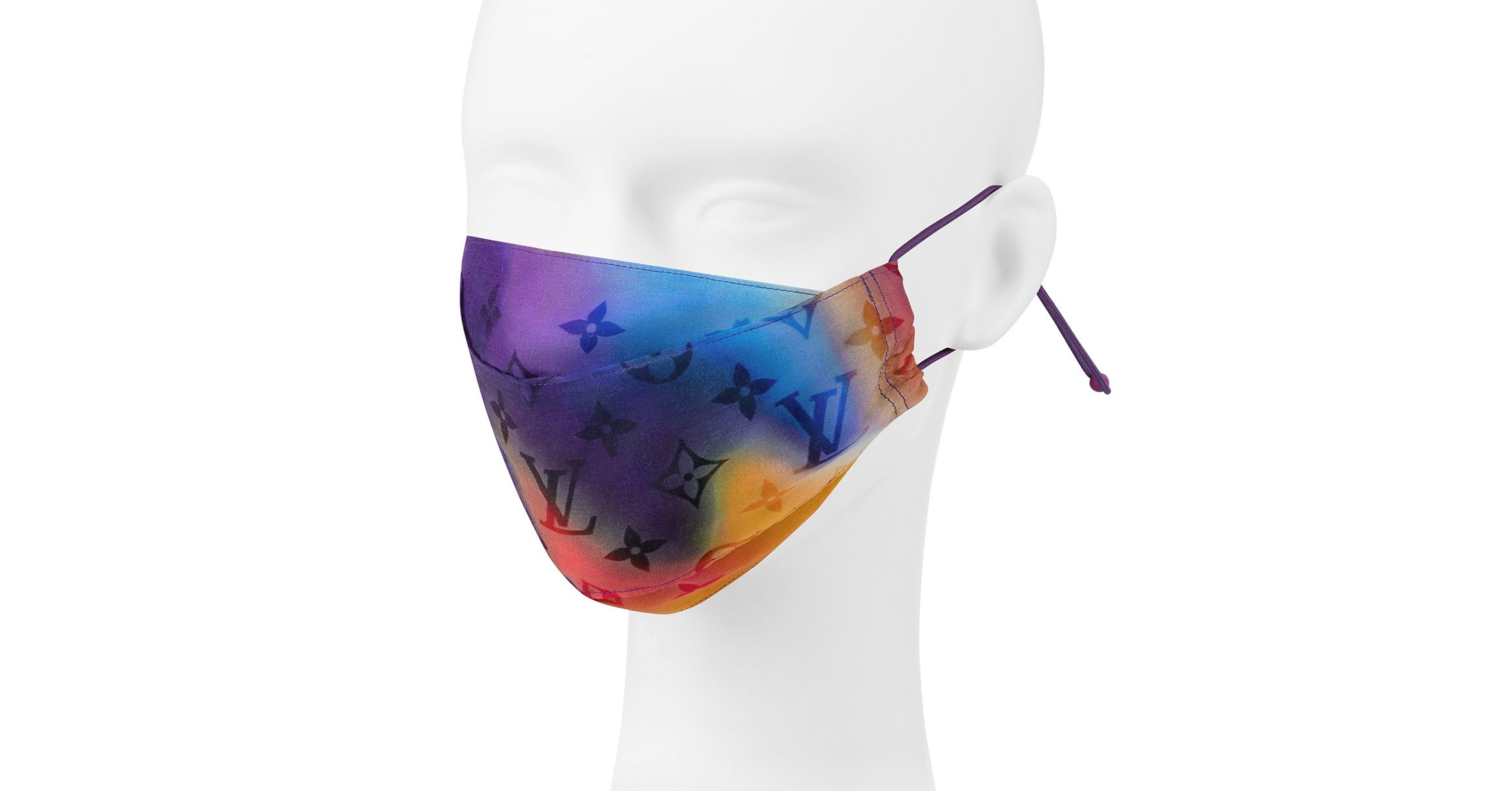 Louis Vuitton just dropped a tie-dye face mask designed by Virgil Abloh
