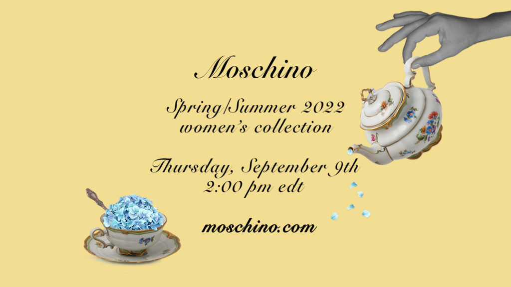 Watch: Moschino Spring/Summer 2022 show live from New York Fashion Week